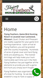 Mobile Screenshot of flyingfeathershunting.com